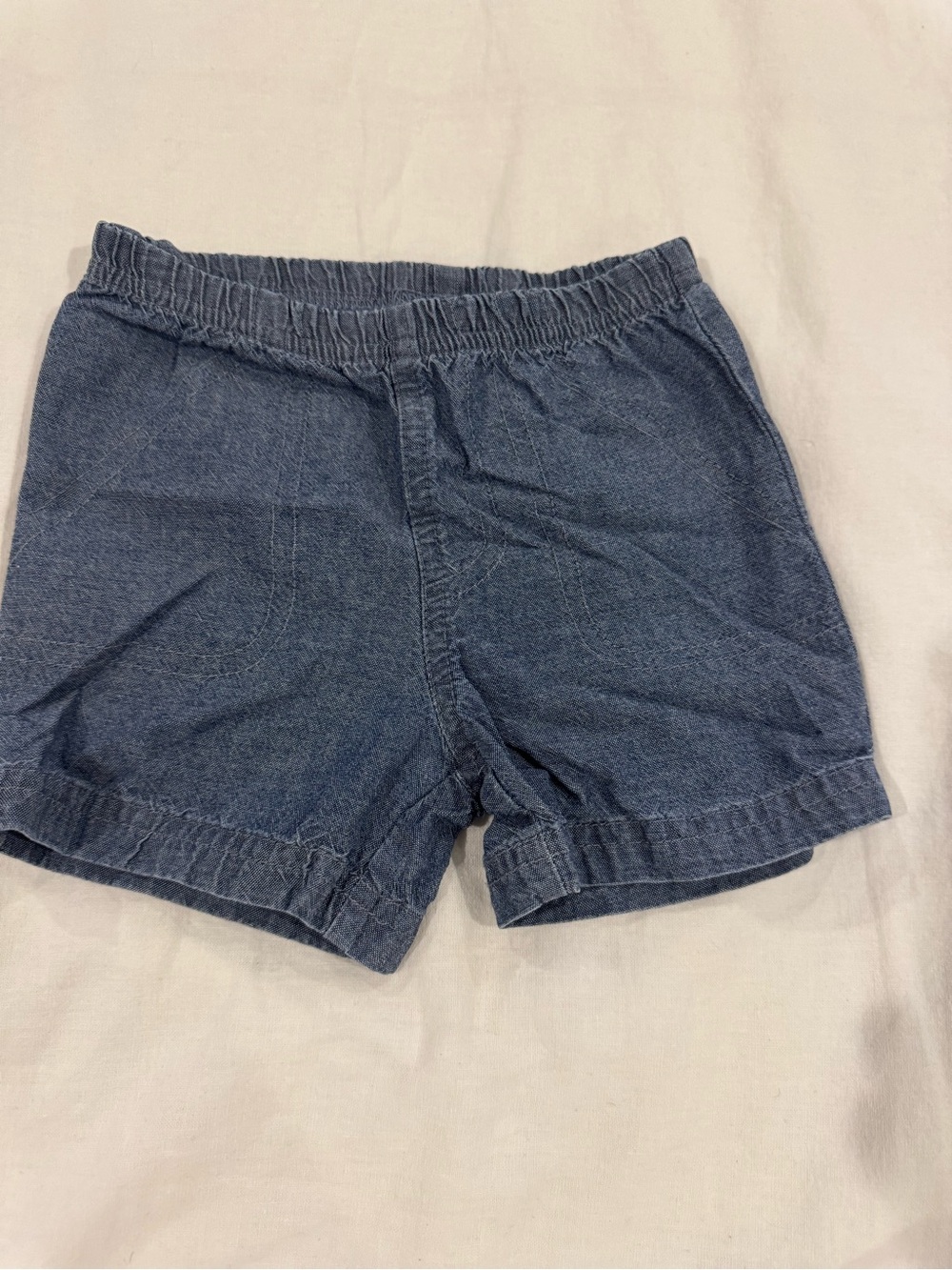Carter's Indigo Denim Elastic-Waist Shorts